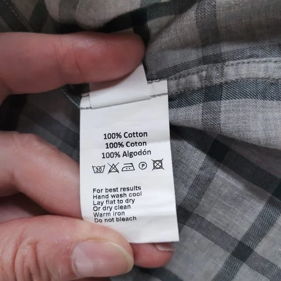 Peter Millar Collection Shirt Mens Extra Large Gray Plaid Winter Soft Twill EUC - Picture 10 of 16